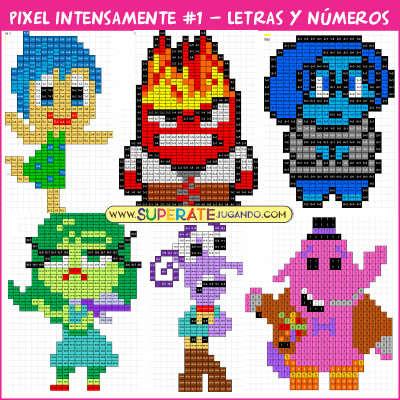 Pixel Intensamente 1 - Letras y Numeros